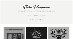 Desktop Screenshot of ericvasquez.net